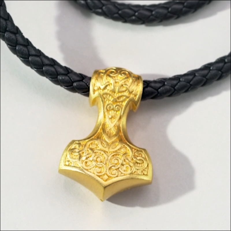 Chow Sang Sang 周生生 Cutural Blessing 'Legend' 999.9 24K Pure Gold Price-by-Weight 24.7g Gold Necklace for Men and Women 90637Z