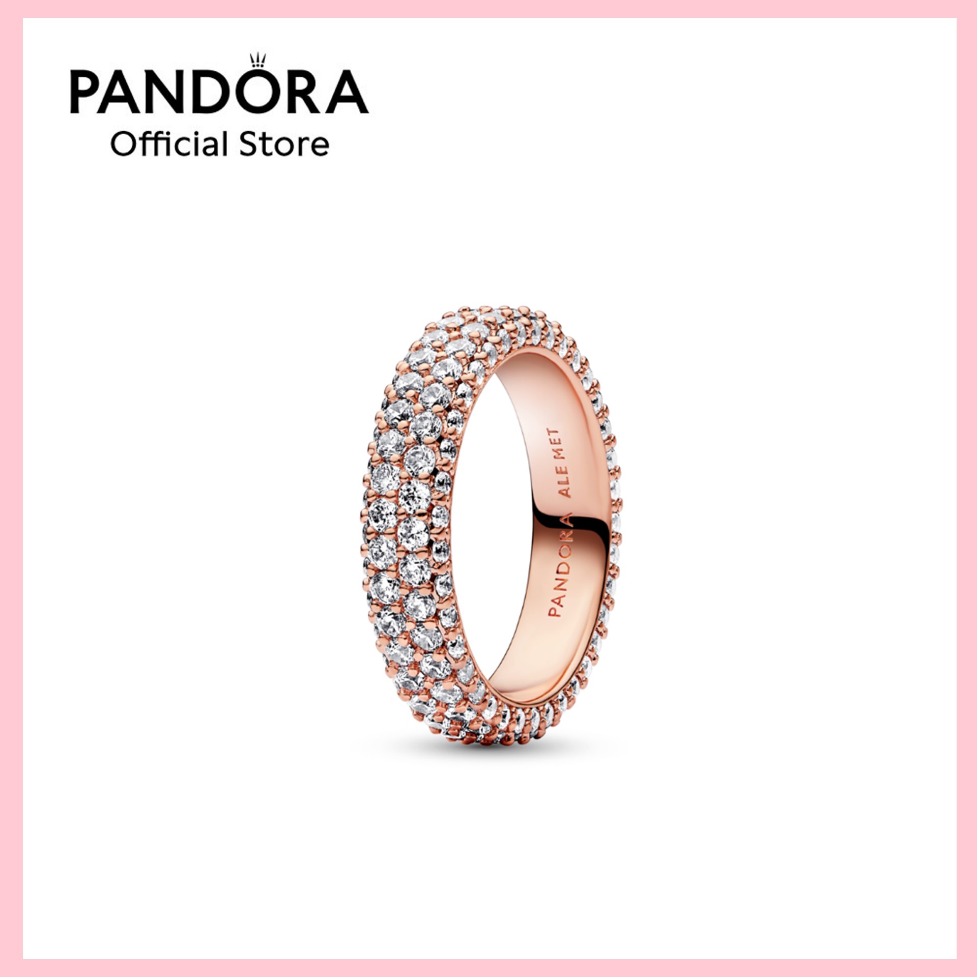 Pandora Timeless Pavé Double-row Ring